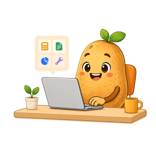 PotatoTools mascot for free online tools
